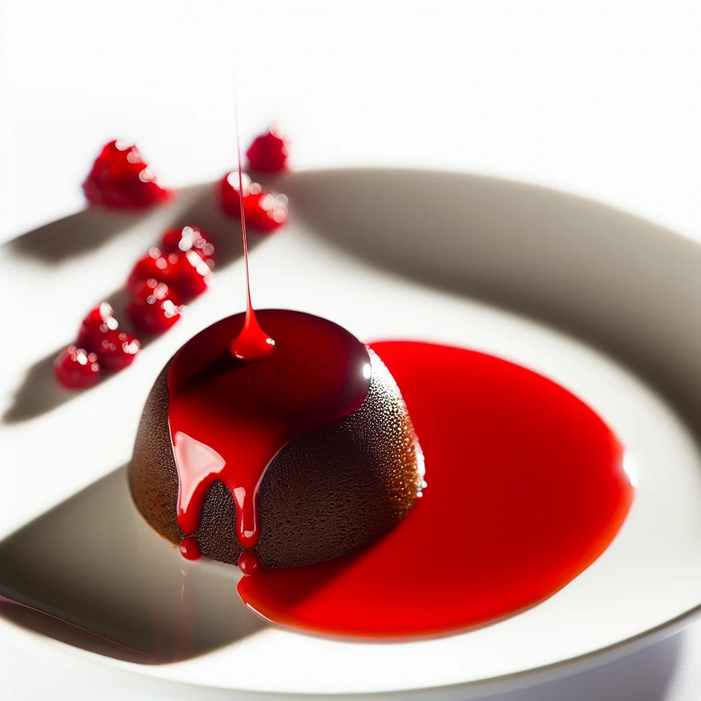 Volcan de Chocolat aux Fruits Rouges